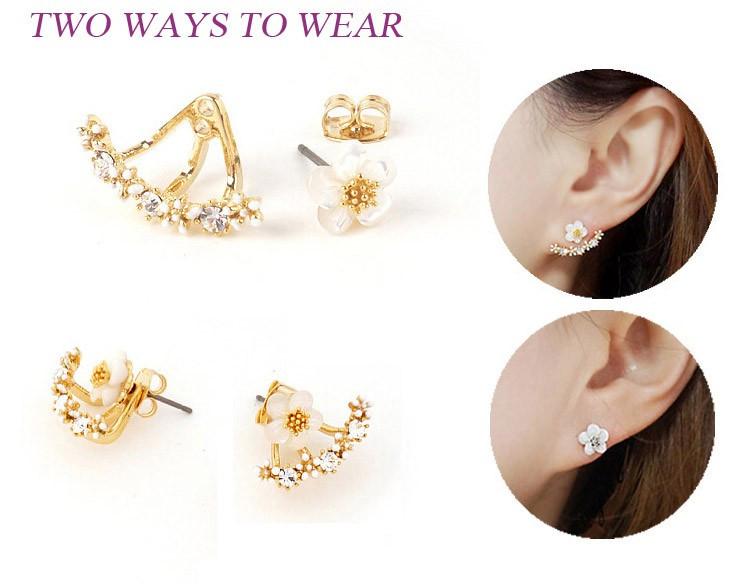 Delicate Floral Drop Earrings