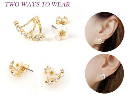 Delicate Floral Drop Earrings