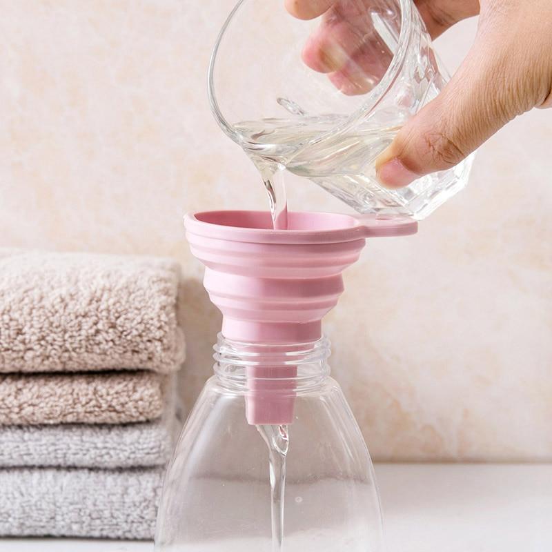 Space Saving Silicone Kitchen Funnel