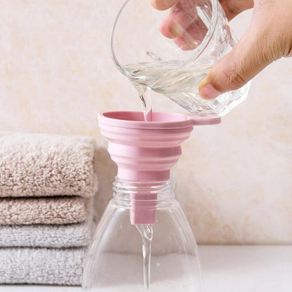 Space Saving Silicone Kitchen Funnel