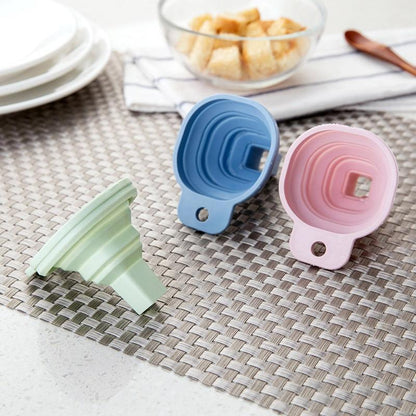 Space Saving Silicone Kitchen Funnel