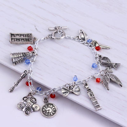 Official Whovian Gift Charm Bracelet - Cofik