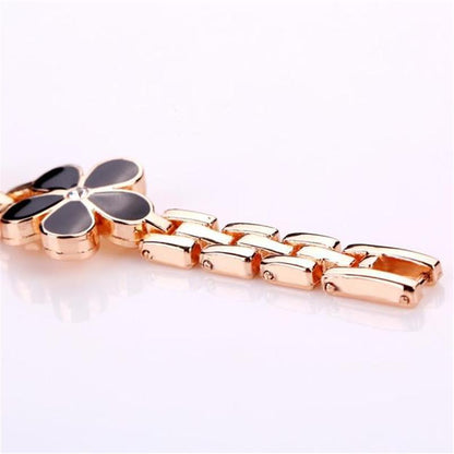 Elegant Floral Strap Ladies Quartz Watch