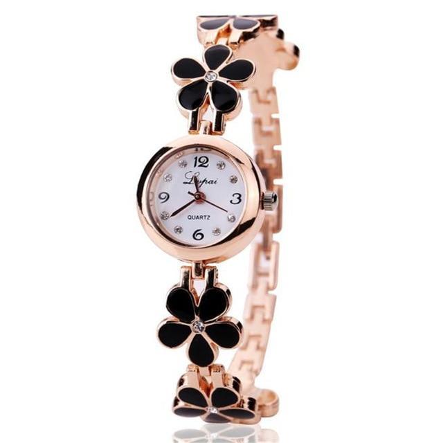 Elegant Floral Strap Ladies Quartz Watch - Cofik
