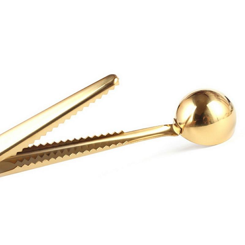 Compact Coffee Scoop and Spoon Clip Set