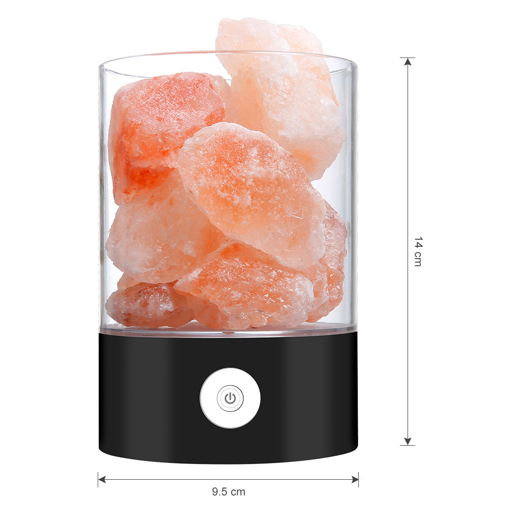 Natural Salt Table Lamp & Air Cleaner White