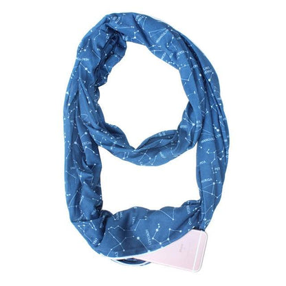 Practical Pocket Scarf Wrap with Storage