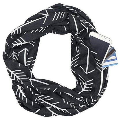 Practical Pocket Scarf Wrap with Storage