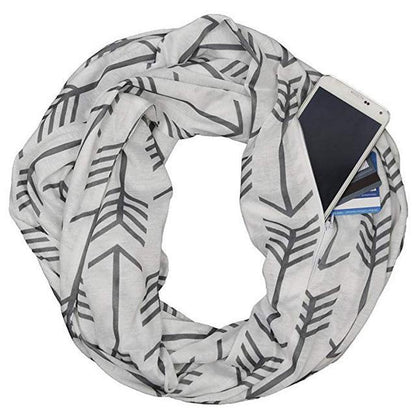 Practical Pocket Scarf Wrap with Storage