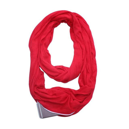 Practical Pocket Scarf Wrap with Storage