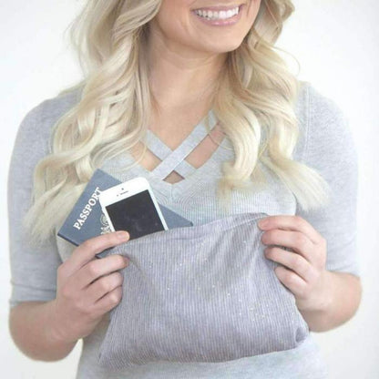 Practical Pocket Scarf Wrap with Storage
