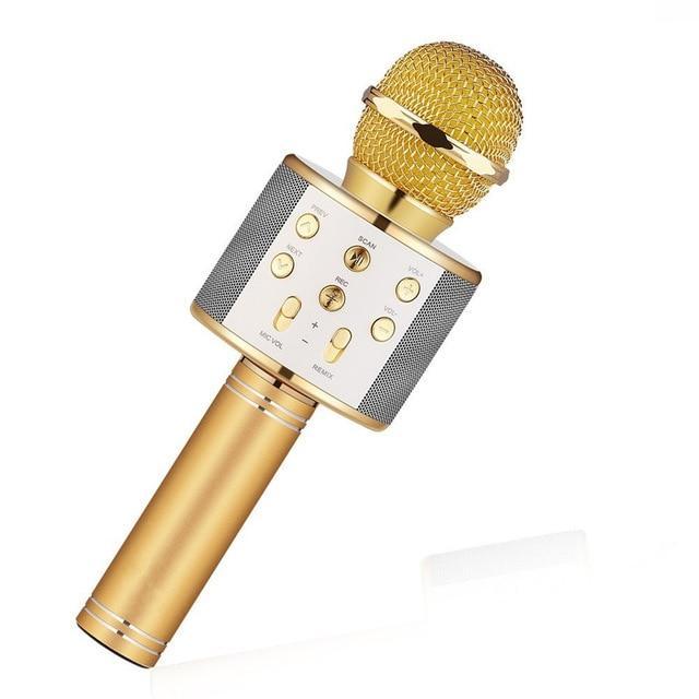 Portable Rechargeable Bluetooth Karaoke Mic