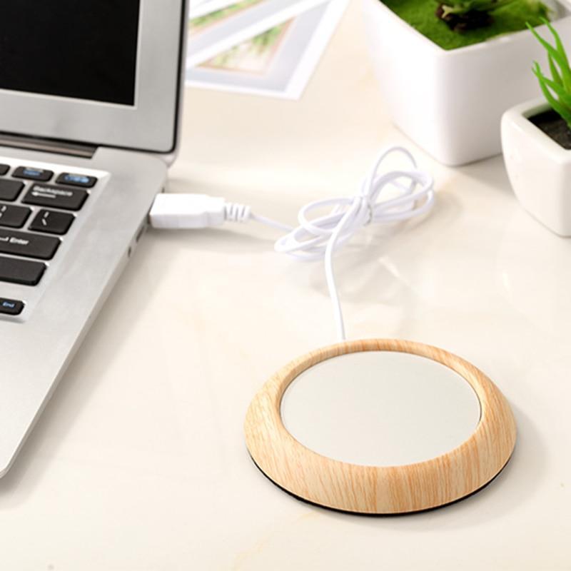 Insulated USB Mug Warmer - Wooden Design