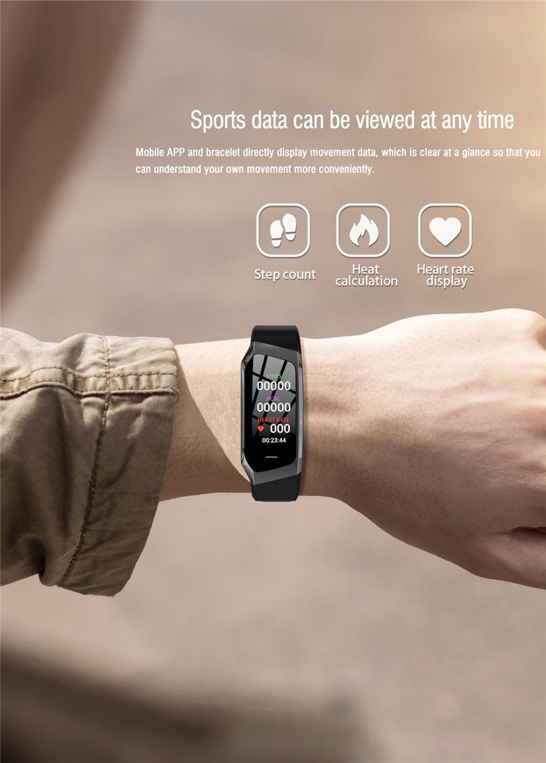 Waterproof Fitness Tracker Smartwatch with Heart Rate Monitor