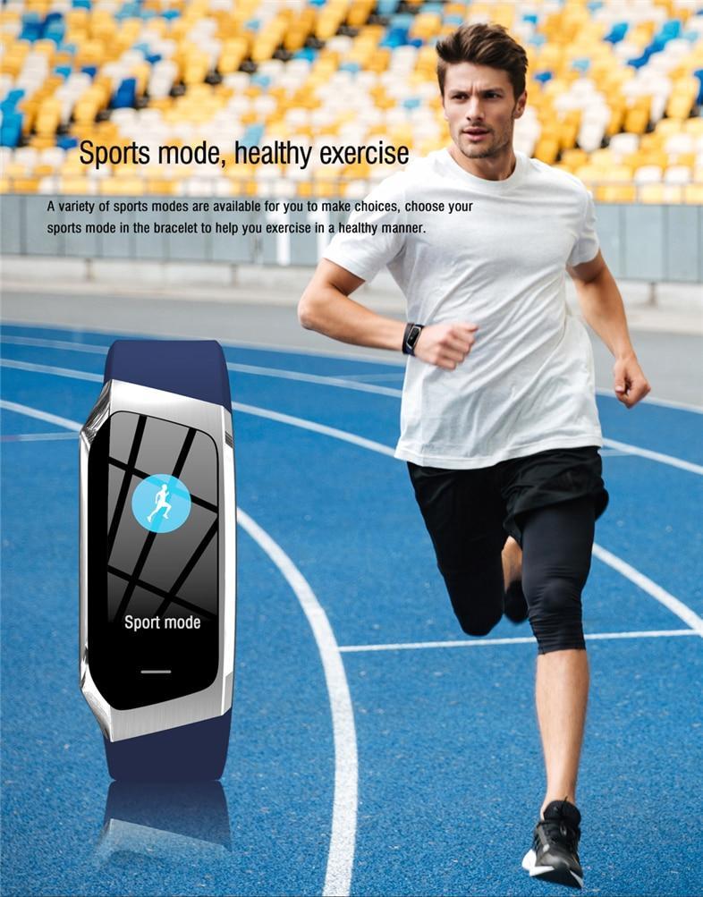 Waterproof Fitness Tracker Smartwatch with Heart Rate Monitor