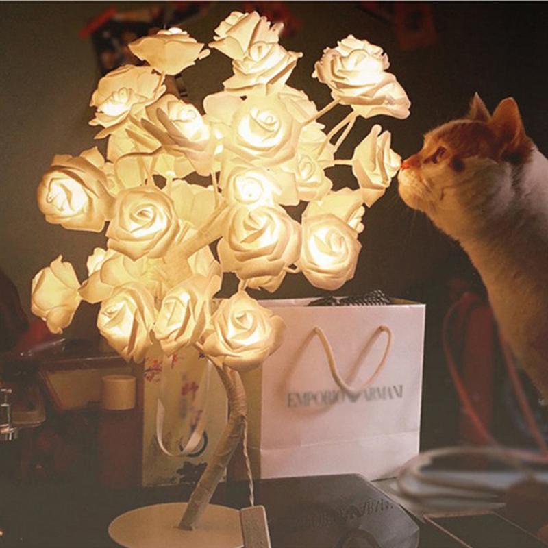 Beautiful Floral LED Desk Lamp - Cofik