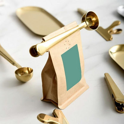 Compact Coffee Scoop and Spoon Clip Set - Cofik