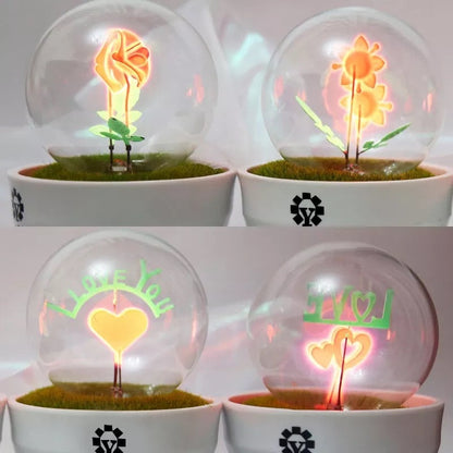 Retro Style Pendant Love Lamp