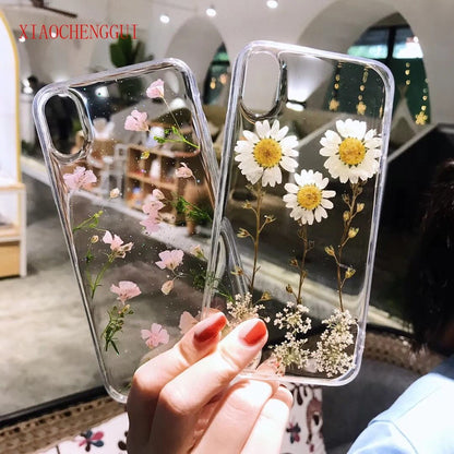 Natural Flower Pattern Phone Cover