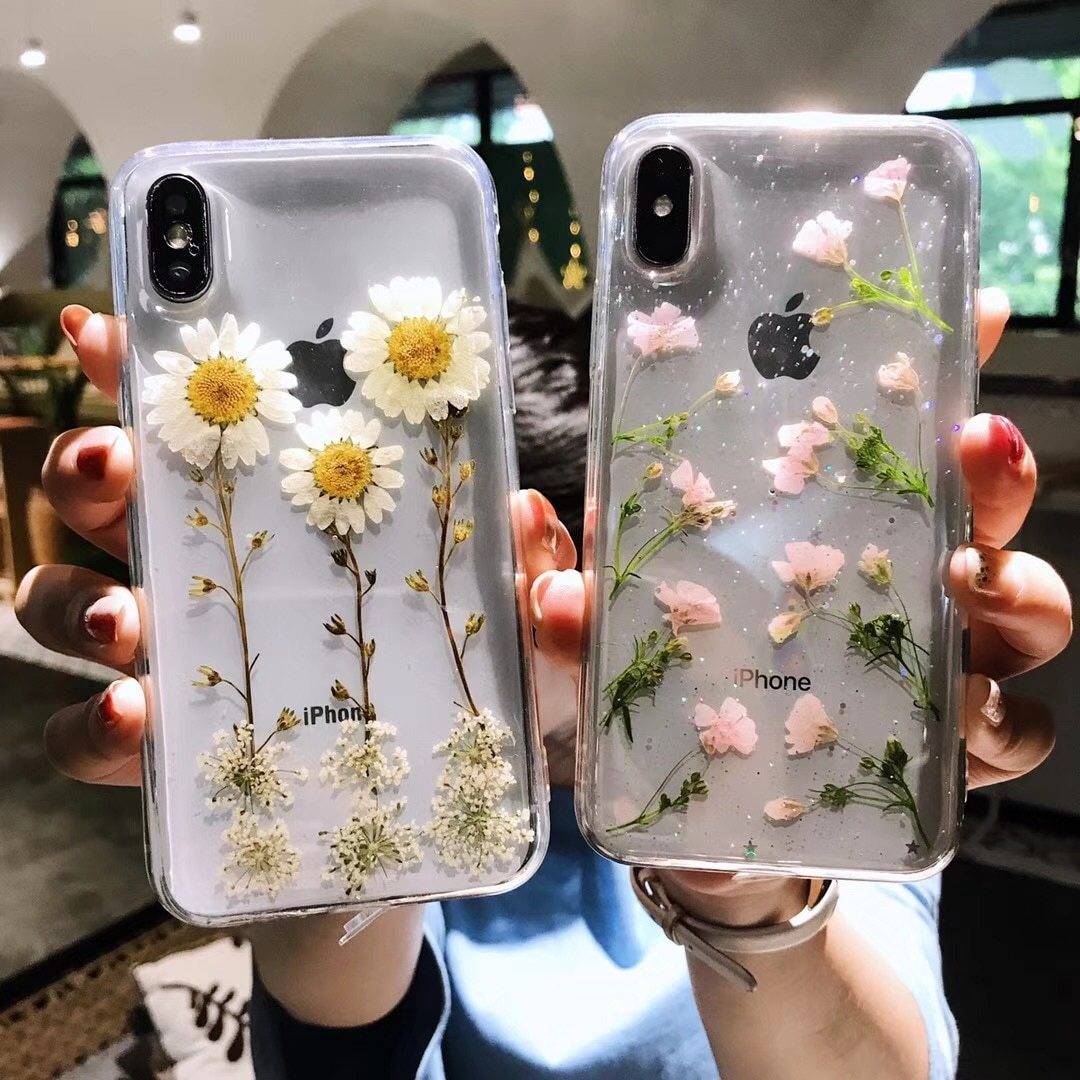 Natural Flower Pattern Phone Cover