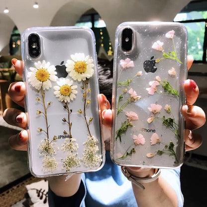Natural Flower Pattern Phone Cover