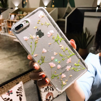 Natural Flower Pattern Phone Cover