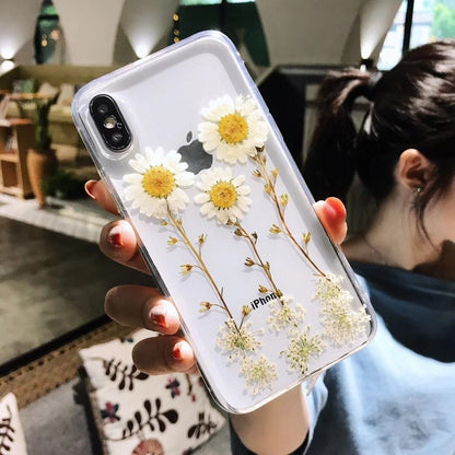 Natural Flower Pattern Phone Cover