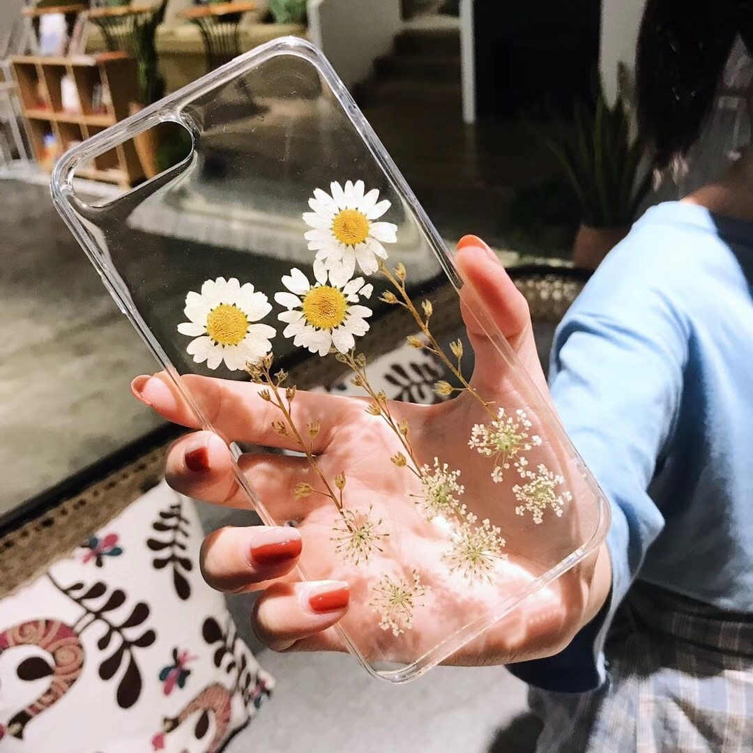 Natural Flower Pattern Phone Cover - Cofik