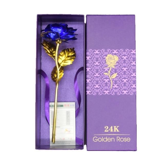 Luxury Gold Plated Rose Pendant