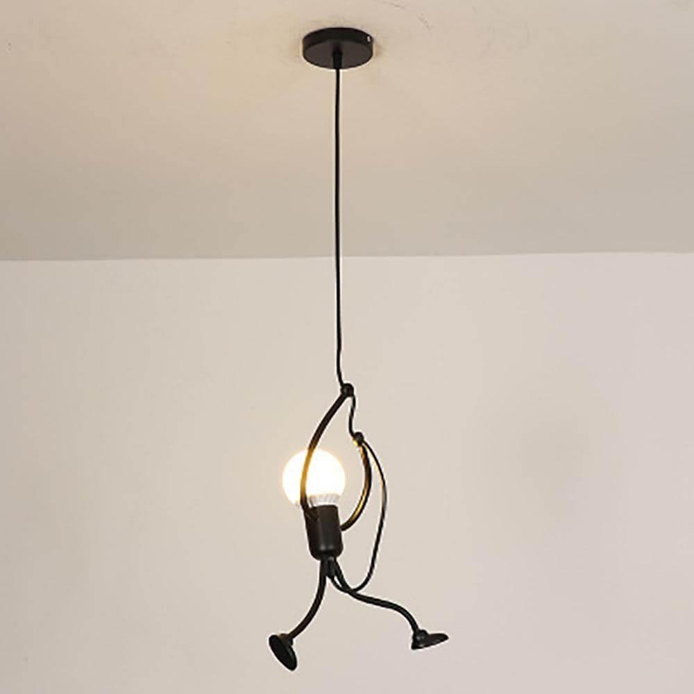 Colorful Figurine Pendant Chandelier Light