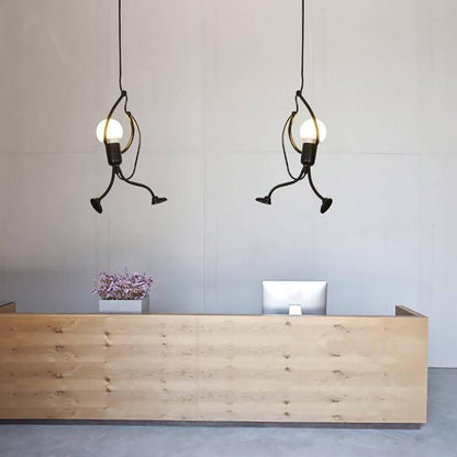 Colorful Figurine Pendant Chandelier Light