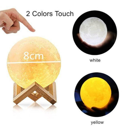Glowing Moon Bedroom Night Light