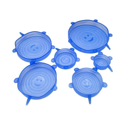 Reusable Silicone Food Covers Set