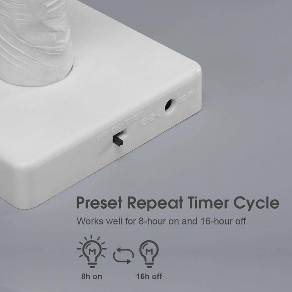 Soft Pink Blossom LED Table Night Lamp with Clock