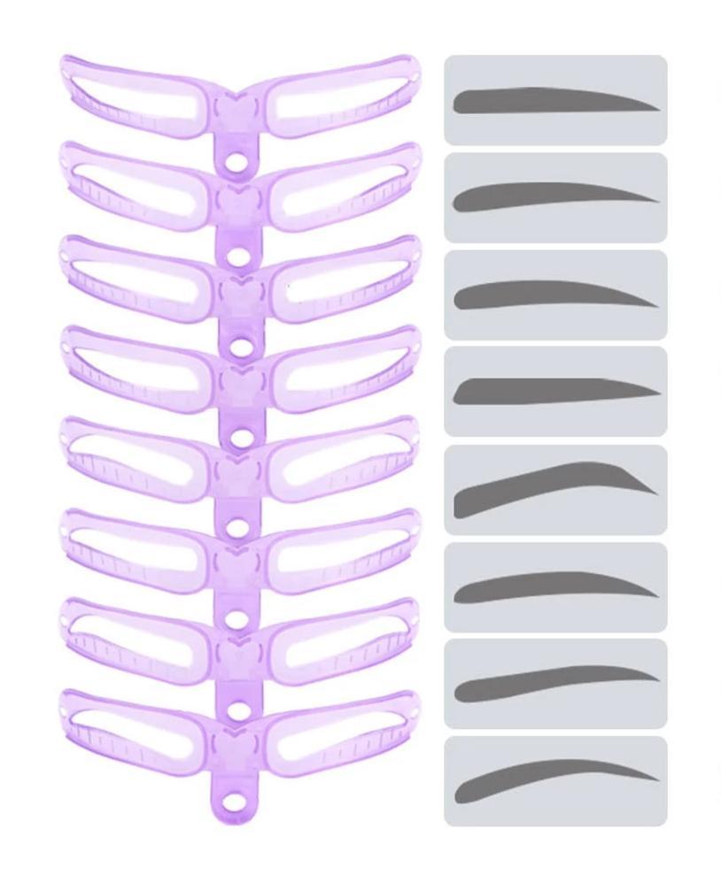Precise Brow Shaping Guide Stencil