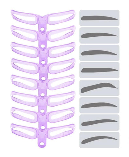 Precise Brow Shaping Guide Stencil