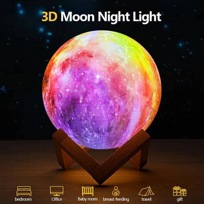 Glowing Moon Bedroom Night Light