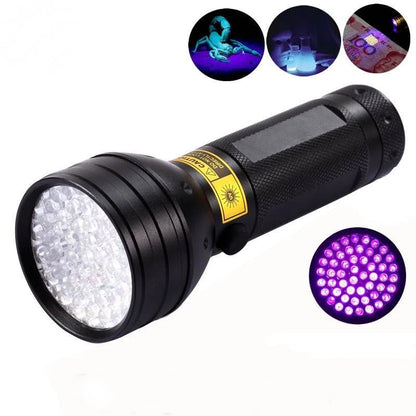 Bright LED Blacklight Flashlight Detector