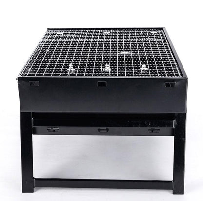 Compact Outdoor Charcoal BBQ Grill Set
