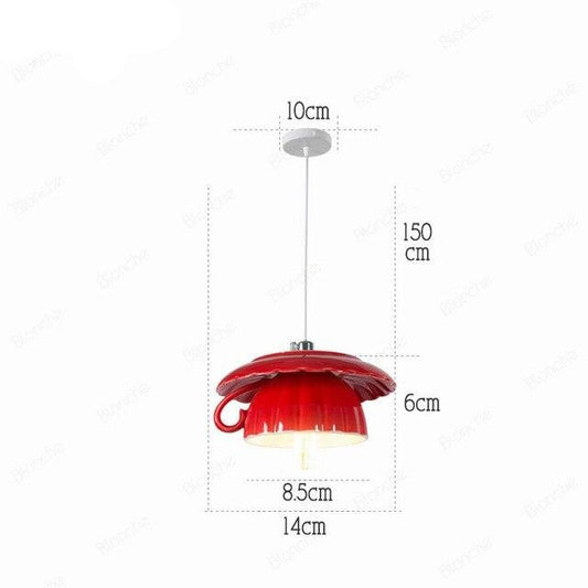 Ceramic Table Lamp in Soft White Style - Cofik