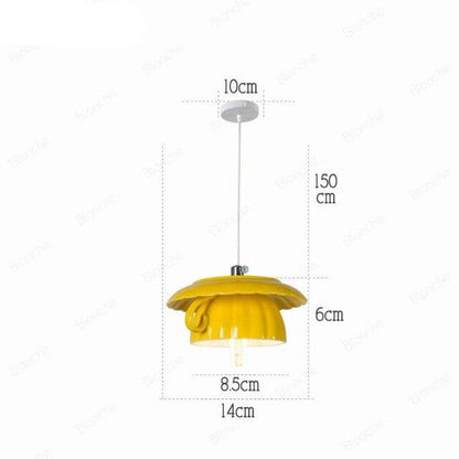 Ceramic Table Lamp in Soft White Style