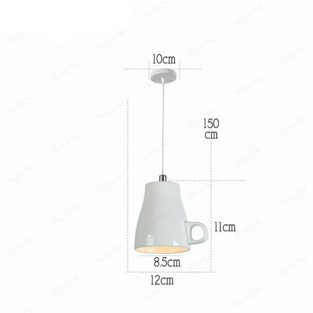 Ceramic Table Lamp in Soft White Style