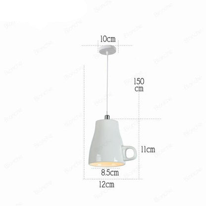Ceramic Table Lamp in Soft White Style
