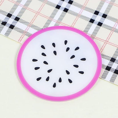 Colorful Fruit Tree Coaster