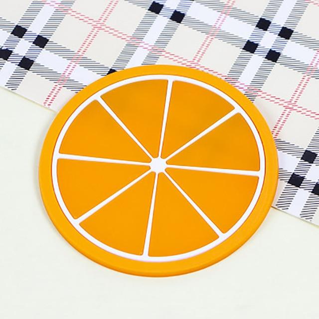 Colorful Fruit Tree Coaster
