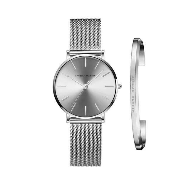 Elegant Ladies Watch with Adjustable Metal Strap