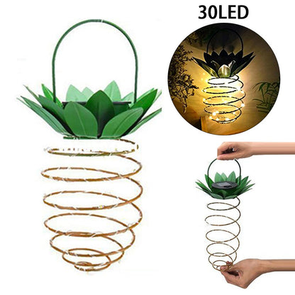Solar Powered Pineapple String Lights