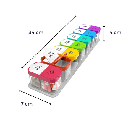 Easy 7 Day Pill Box Organizer