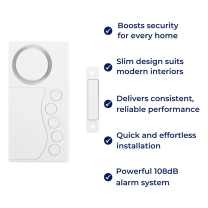 Loud Slim Home Security Alarm System