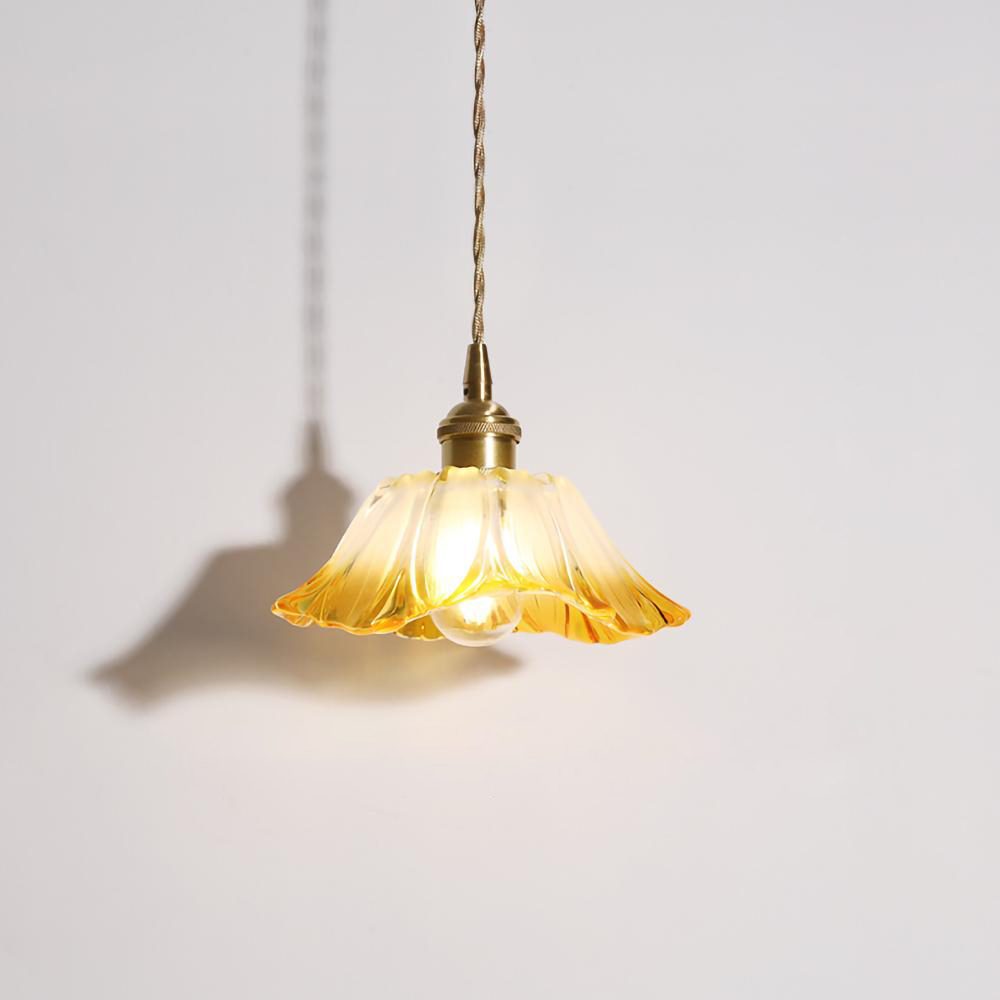 Vintage Style Glass Drop Pendant Light - Cofik